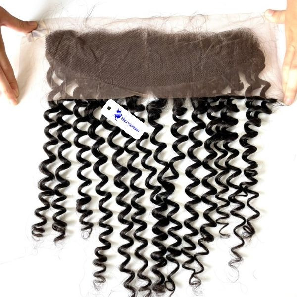 Natural Curly Virgin Hair Bundles with Closure